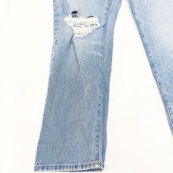 Madewell The Perfect Vintage Straight Jean Medium Wash Denim Size 28P - Picture 6 of 9